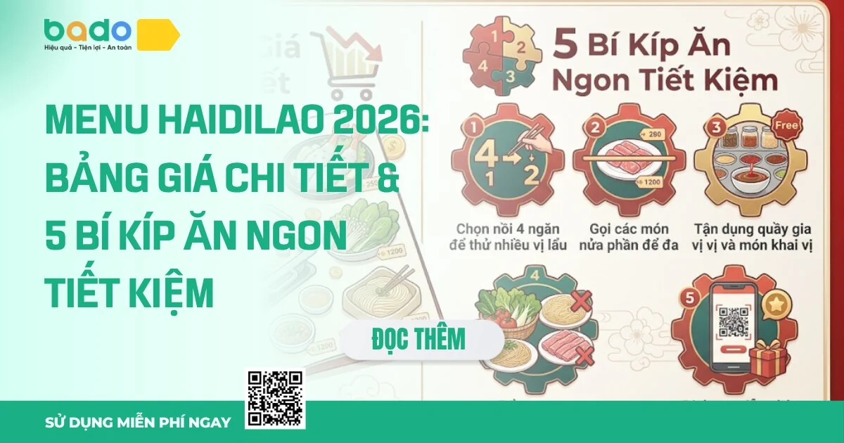 Menu Haidilao 2026